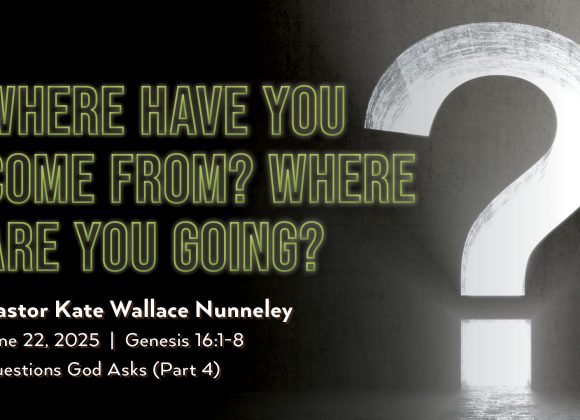 June 22, 2025 – Where Have You Come From? Where Are You Going? (Message Only)